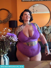 Hallie Bralette & Brief Set : Passion Purple