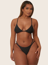 Billie Bralette & Brief Set : Jet Black