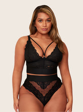 Gia Bralette & Brief Set : Midnight Black