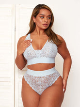 Hallie Bralette & Brief Set : Ballad Blue
