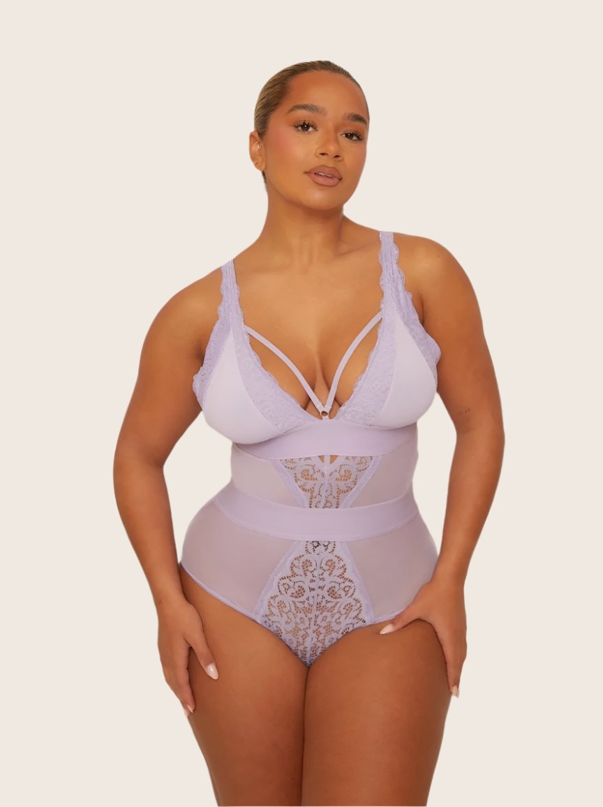 Alicia Bodysuit : Soft Lavender