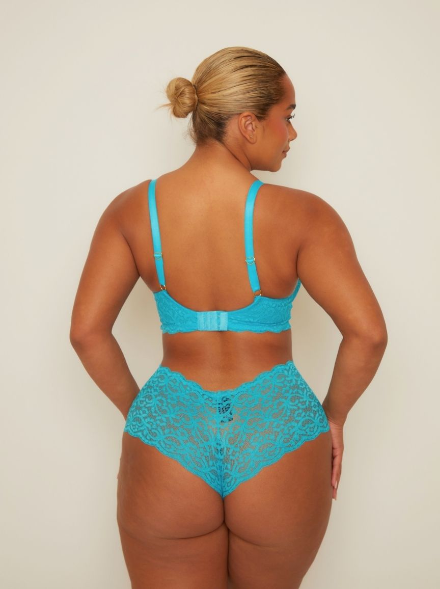 Daley Lace Bra : Bluebird Blue