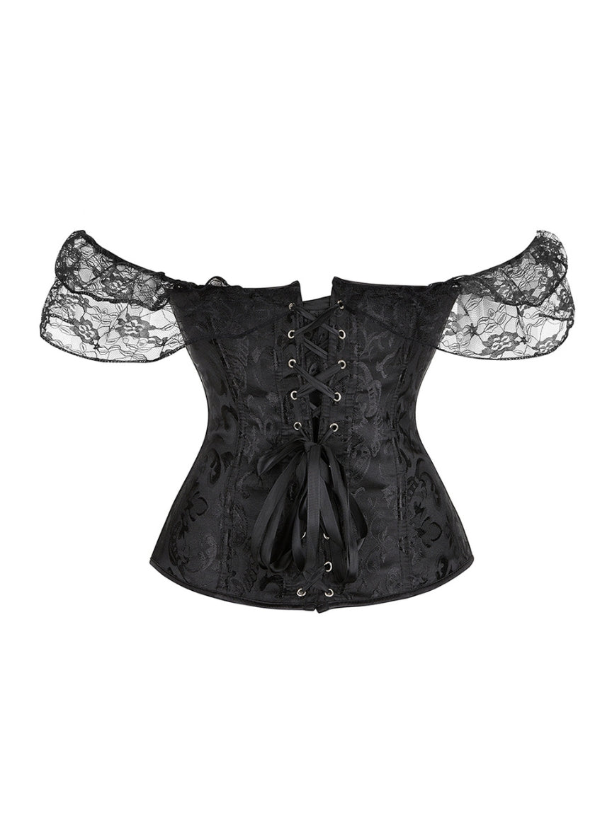Frantic Romantic Corset : Onyx Black