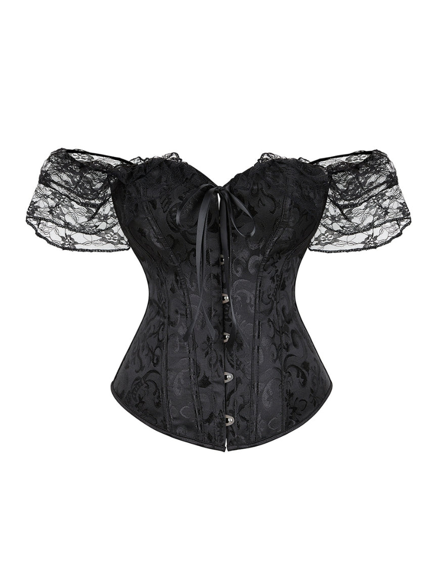 Frantic Romantic Corset : Onyx Black
