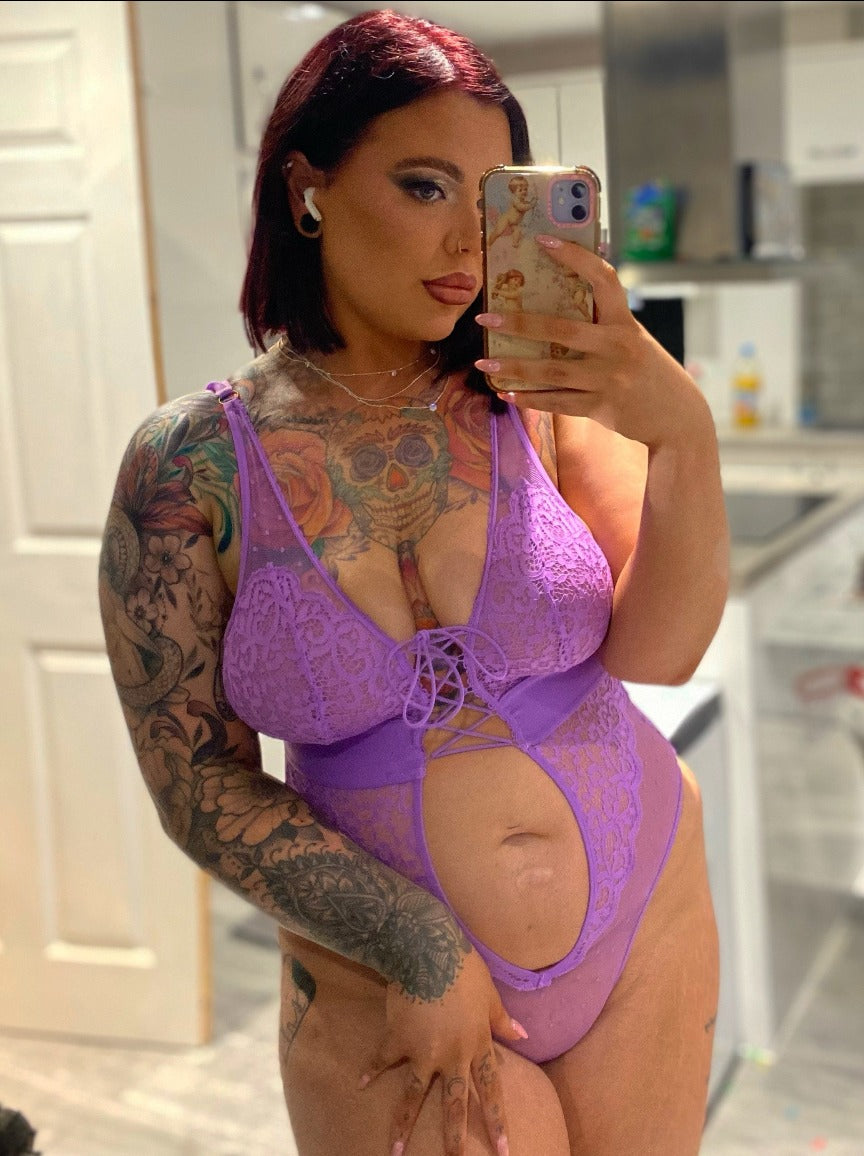 Mila Bodysuit : Amethyst Orchid